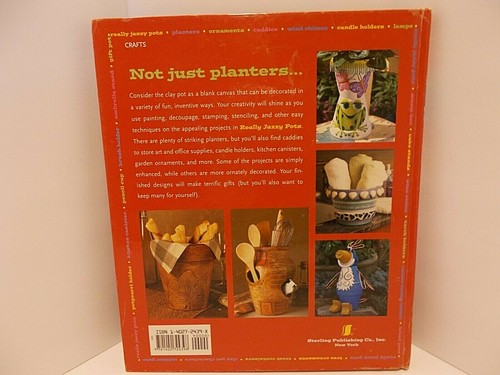 Clay Pots Really Jazzy Pots: Glorious Gift Ideas Mickey Baskett Crafted Planters - Foto 2 di 10