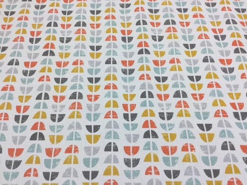 *New* Fryett's ODENSE, Scandi/Retro Cotton Fabric for Upholstery/Curtains/Craft - Picture 6 of 11