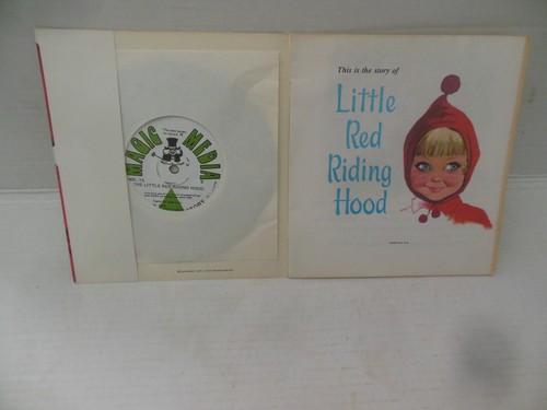 LITTLE RED RIDING HOOD nr mint 33 1/3 rpm MAGIC MEDIA BOOK AND RECORD - Picture 2 of 3