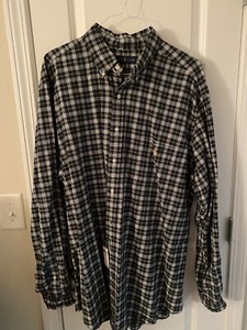 MEN-039-S-RALPH-LAUREN-BLUE-STRIPED-Big-amp-Tall-Long-SLEEVE-SHIRT-SIZE-2XLT-NWT