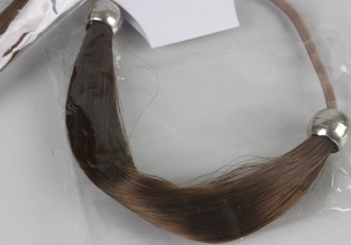 2x Solida pelo artificial trenza goma cinta para el cabello color liso 4 marrón goma para el cabello K16-9 - Imagen 4 de 4