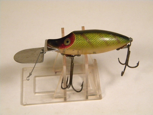 Vintage Heddon Go-Deeper River Runt Perch crankbait lure - Picture 2 of 3