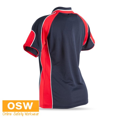 5 x Womens Ladies ALLIANCE Cool Dry Short Sleeve Sport Casual WORK Polo PS62 - Picture 27 of 42