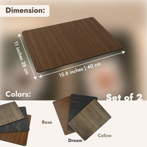 Set of 2 Wooden Sofa Tray, Armrest Tray Table for Couch, Foldable, Flexible Sofa - Picture 7 of 28