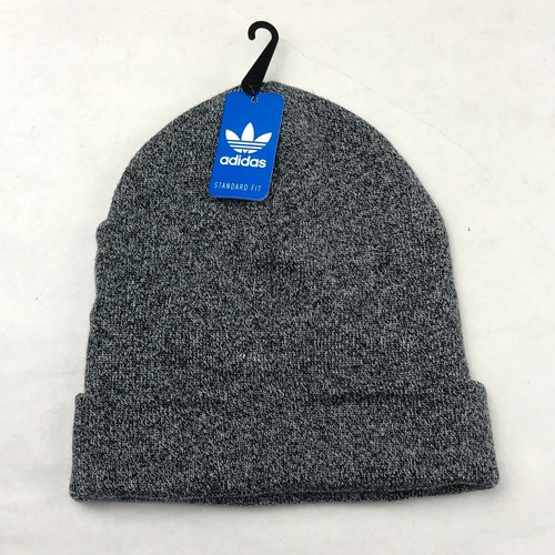adidas Men's Forum Outline Beanie CL5287 Grey - Picture 2 of 5