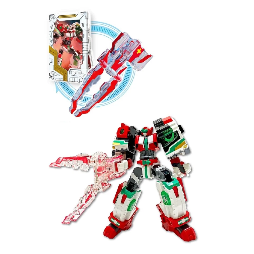 Metal Cardbot Mega Ambuler Ambler Korean Transforming Action Figure Robot Toy - Image 4 of 4