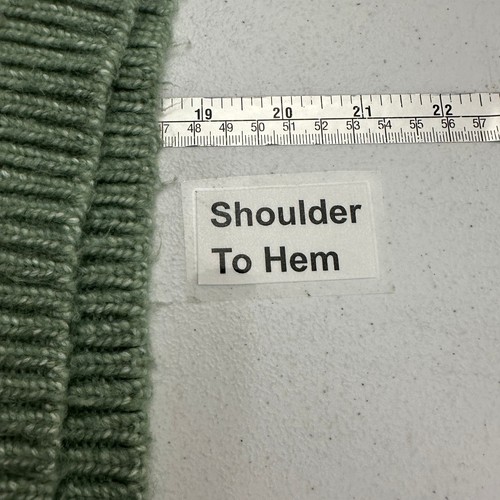 Damen Zopfmuster Weste Gr. S Cropped Grobstrick Kuschelig Cottagecore Minimalistisch Salbei - Bild 6 von 7