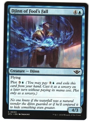 Djinn of Fool's Fall 43 C Outlaws of Thunder Junction NM MTG