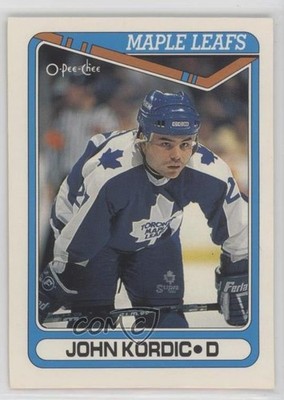 1990-91 O-Pee-Chee John Kordic #401 Rookie RC 0da0