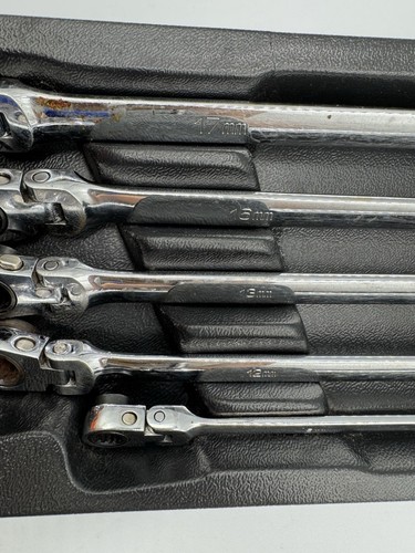 🛠️ Juego de llaves de trinquete Matco SRFBXLM52TA extra largas de doble flexión de 5 piezas - Imagen 3 de 15