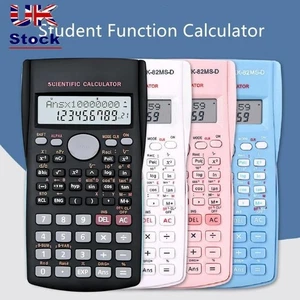 2-Line 12-Digit Calculatrice scientifique d'ingénierie pour les étudiants et les enseignants