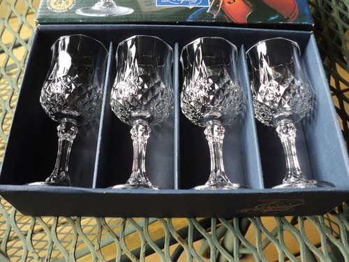 Cristal D'Arques Longchamp Cordial Gläser - 4er Set Bleikristall 2oz NEU - Bild 3 von 3