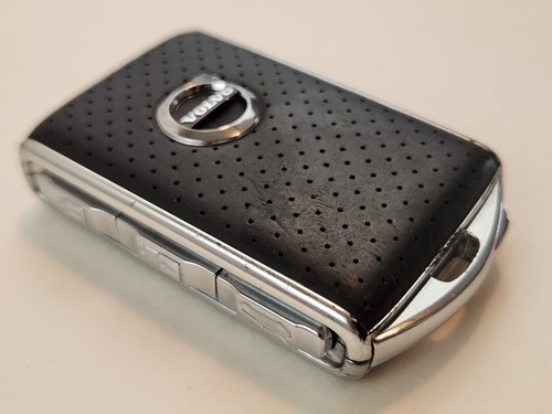 FOR PARTS ONLY ORIGINAL VOLVO OEM SMART KEY LESS REMOTE FOB PERFORATED LEATHER - Picture 3 of 14