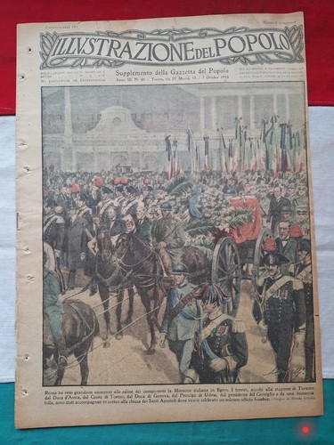 Militaria WW1 Magazine Vingt Ans Illustration Del Peuple 1923 Regio Armée - Photo 1/5