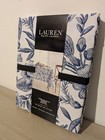 Ralph Lauren Tablecloth Blue White Leaf Floral 152cm x 213cm Rectangle 60" x 84