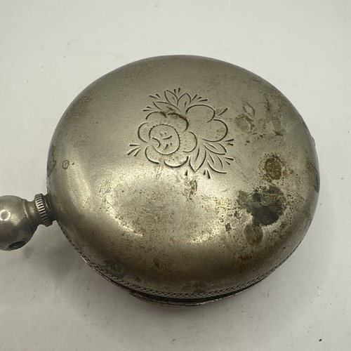 Antique Flower Double Hunter 14s Pocket Watch Case - Picture 10 of 16