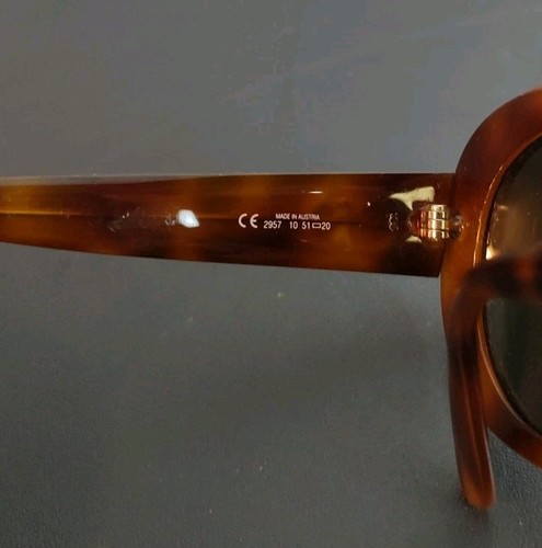 CHRISTIAN DIOR 2957 SUNGLASSES VINTAGE OVAL OPTYL MADE IN AUSTRIA 10 51/20 Read - Picture 8 of 12