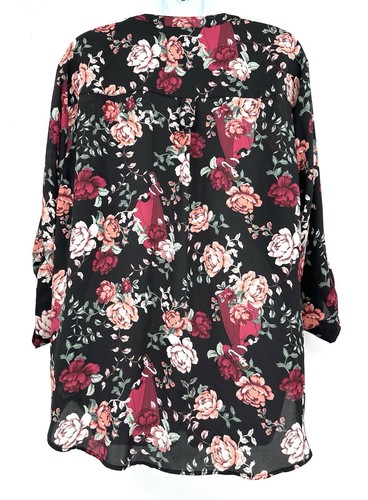 Torrid Disney Beauty And The Beast Harper Lightweight Pullover Blouse Size 2 - Picture 11 of 14