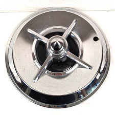 One Vintage Original 15 Lancer Hubcap With Chrome Center Bullet One Vintage Original 15 Lancer Hubcap With Chrome Center Bullet