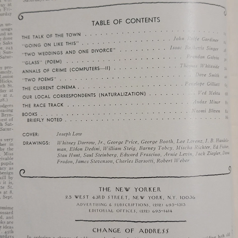 All 5 issues August 1977 The New Yorker Magazine 70s art fashion fiction humor - Image 4 of 4