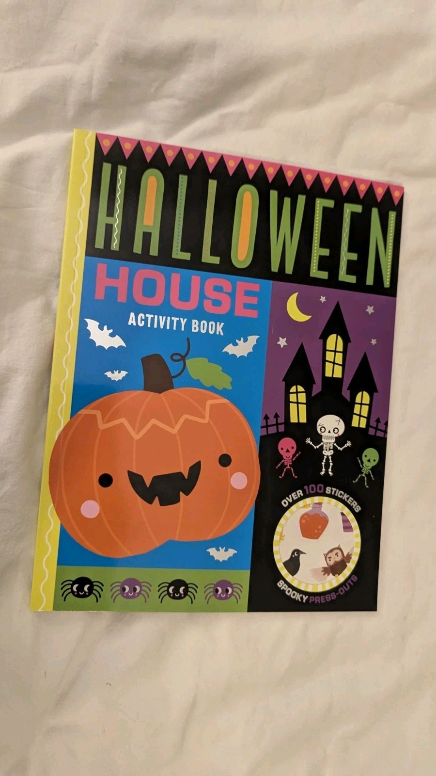 Halloween House Sticker Activity Book (Paperback 2025)