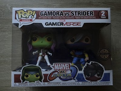 Funko Pop Marvel vs. Capcom	2 Pack	Gamora vs Strider Wackelkopffiguren