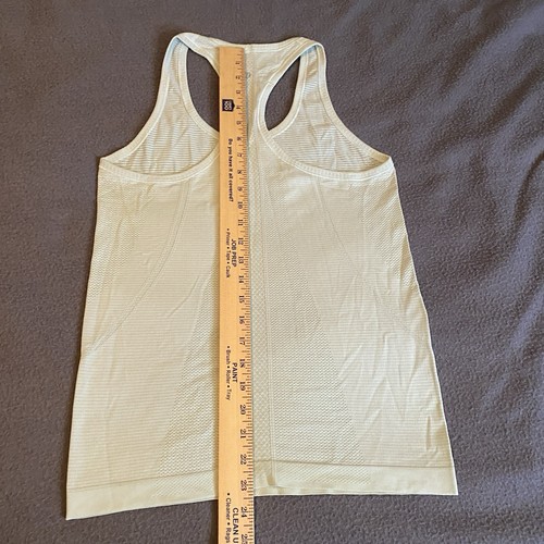 Lululemon Swiftly Tech Tank Top Racerback Womens Sz 6 Green Running Yoga - Picture 6 of 12