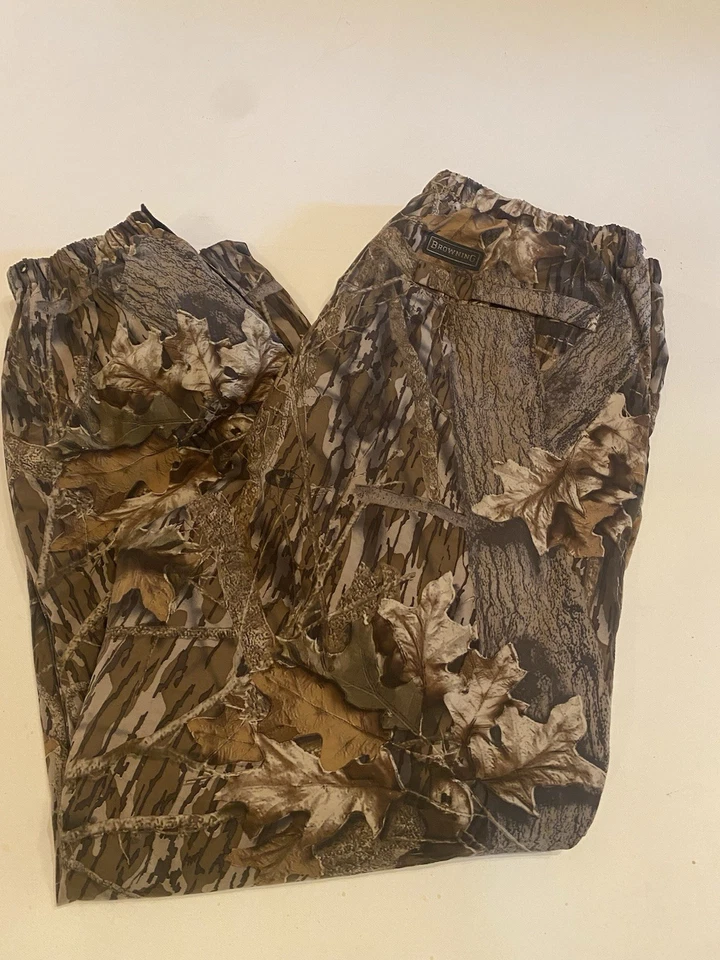 Pantalones de caza Browning 2XL camuflados clima húmedo extremo roble musgo ruptura Foto 2 de 4