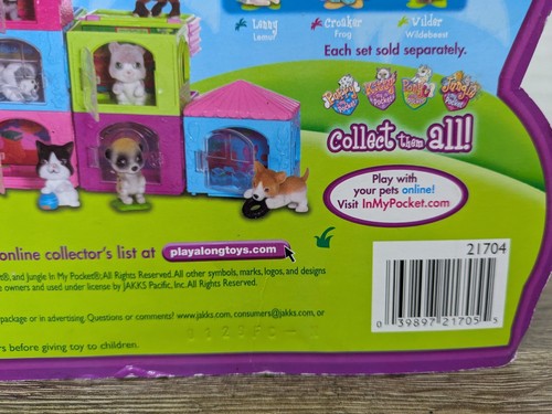Jungle In My Pocket Pocketville Pizza Place MEG 2009 Jakks Pacific Animals NEW - Picture 11 of 11