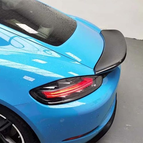 Alerón trasero de fibra de carbono real para Porsche 718 Boxster 2016-2019 - Imagen 3 de 9