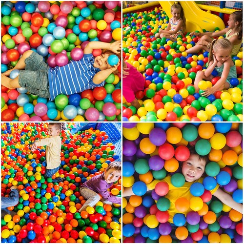 Ball Pit Balls Plástico a prueba de aplastamiento sin ftalatos sin BPA - 7 colores brillantes... - Imagen 4 de 7