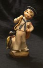 Anri "Shipmates" Vintage Wooden Carved Figurine Juan Ferrandiz 3 Inch Rare