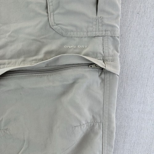 Columbia Titanium Pants Mens Size W36 L32 Beige Cargo Convertible Omni-Dry - Bild 3 von 15