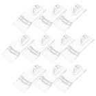  10 Sets Transparent Acrylic Hinge Latch Lock for Cabinet Drawer Box - Clear