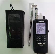 Uniden BCD436HP Scanner With Hard Leather Case, Antenna and DMR/NXDN licenses.
