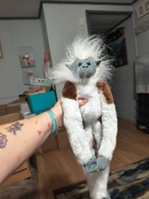 VGUC-20” Hanging Monkey Cotton-Top Tamarin Stuffed Animal Wild Republic