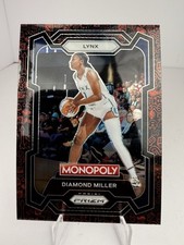 2024 Panini Prizm Monopoly WNBA #9 Diamond Miller Red Classic Icons