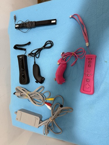 Nintendo Wii Schwarz Konsole - AV-Kabel & Netzteil inkl. 12 Spiele Steuergerät - Bild 7 von 12
