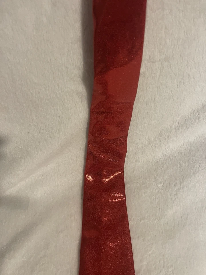 Disfraz de Corbata Roja Brillante para Niñas Curtain Call Foto 4 de 4