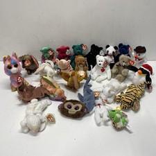Assorted Bundle Lot Set Of 25 TY Beanie Babies With Tags