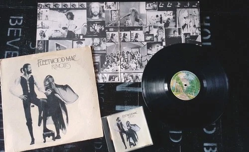 VTG 1977 Fleetwood Mac Rumors Vinyl AND CD COMBO Stevie Nicks Lindsey Buckingham