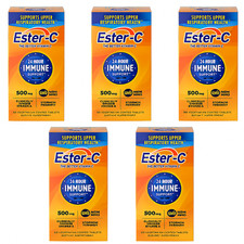 Ester C 500mg Vitamin C 90 Tablets 5 Pack | Non-Acidic Immune Health Supplement