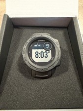 Garmin Instinct Solar Rugged GPS Smartwatch Graphite/Black 45MM