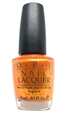 OPI Nail Lacquer NL A94 - BURNING LOVE Full Size Orange Pearl