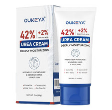 OUKEYA Urea 42  2 Salicylic Acid Repair Foot Cream For Dry Cracked Skin 3oz