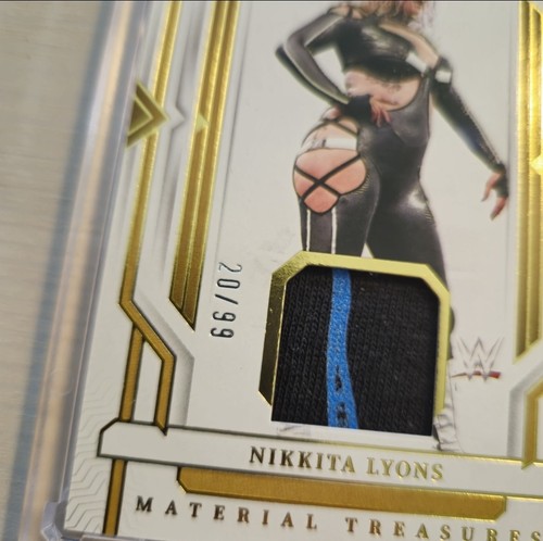 2024 Panini National Treasures WWE - Material Treasures Nikkita Lyons 20/99 - Bild 2 von 2