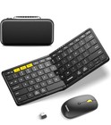 Foldable Keyboard and Mouse With Case Samsers KM08 Bluetooth Keyboard Mouse