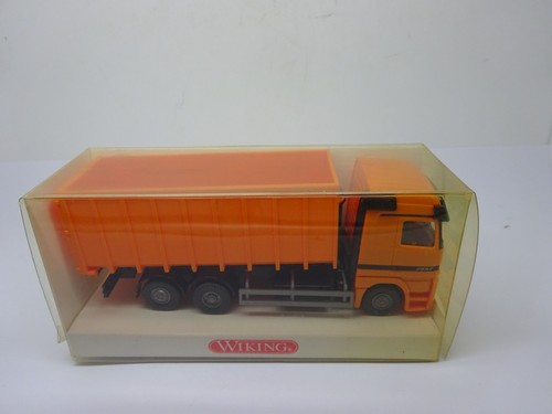 Wiking: MB Actros Autocarro Ribaltabile Meiller Nr. 672 01 33 /6270133 (SSK40) - Foto 1 di 2