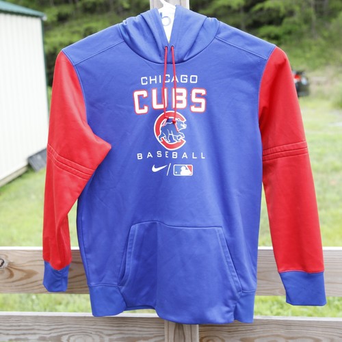 Nike Chicago Cubs Hoodie Sweatshirt Erwachsene Large Baseball MLB Thermo Fit  - Bild 1 von 8