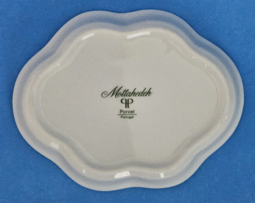 Mottahedeh Trinket Dish Tray J'aime et J'espere (I Love and I Hope) Portugal - Picture 2 of 5